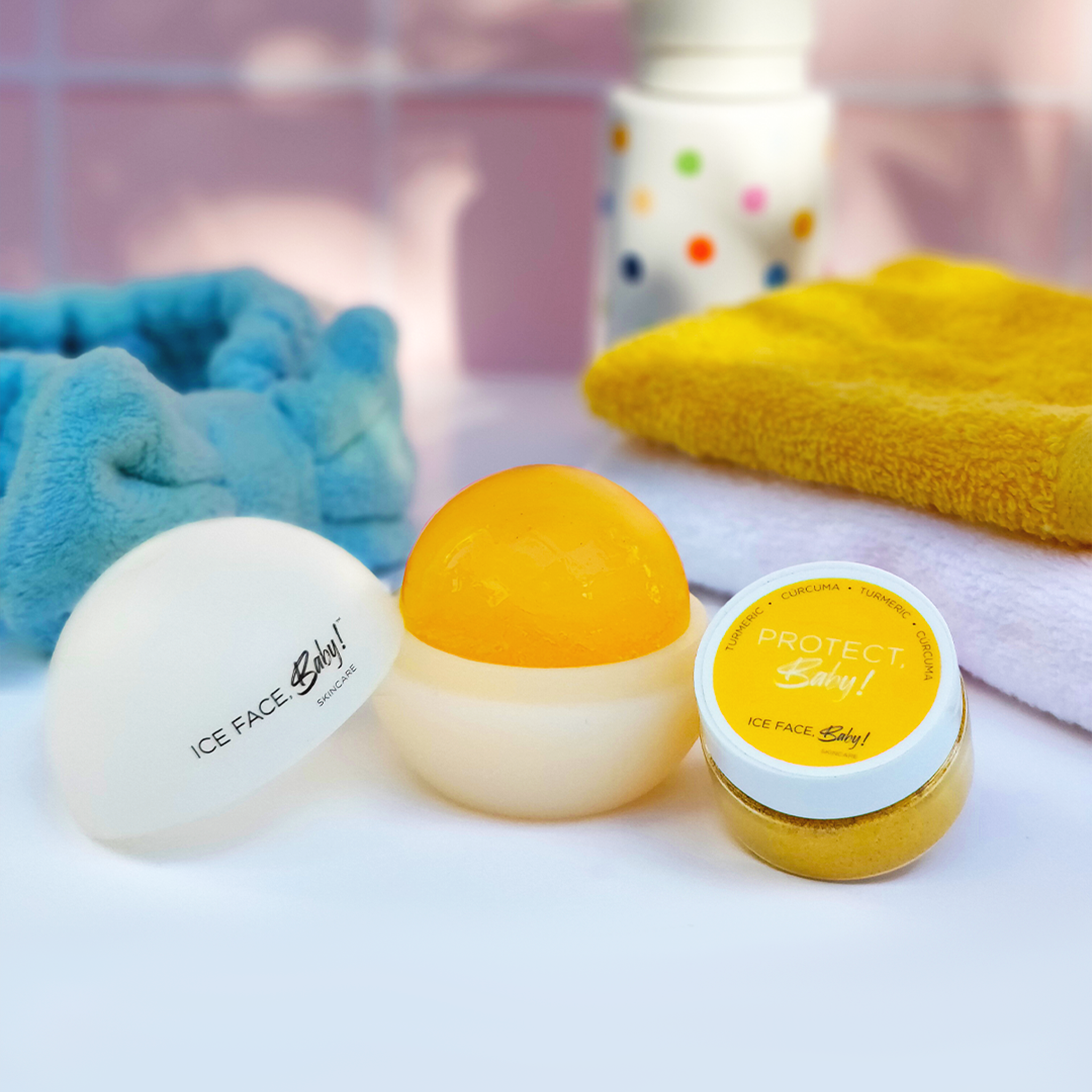 Delicate Kit! – Turmeric & Aloe Blends for Face Icing (4-Month Supply)